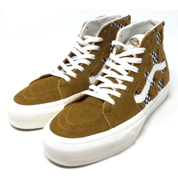 Vans Sk8-Hi Reissue Tapered Sneakers Womens Size 8 Multi Check High Top 721356 - Picture 3 of 7